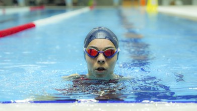 Paralympic swimmers. People with disabilities, Gaziantep, Gaziantep, Türkiye