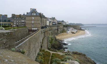 Coastal scenery around Saint-Malo, a port city in northwestern France