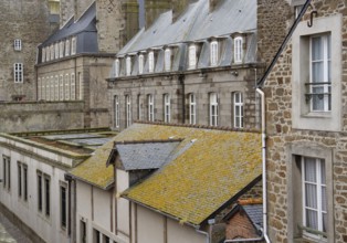 City view of Saint-Malo, a port city in northwestern France