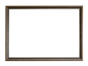Nostalgic picture frame in white back