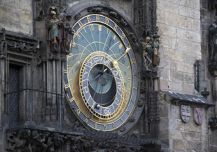 The Astronomical Clock in Prague, the capital of the Czech Republic