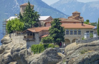 Building located on a rock formation in Chalkidiki, a peninsula and part of the region of Central