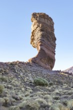Scenery around Roques de Garcia with Roque Cinchado at Teide National Park in Tenerife, Canary