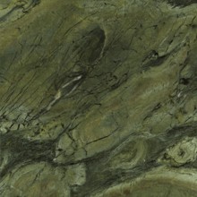 Full frame closeup shot showing a green marbled stone surface