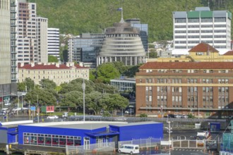 Impression of Wellington, the capital city of New Zealand