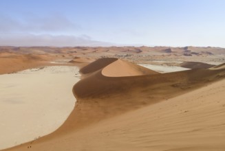 Namib desert scenery around Deadvlei in the Sossusvlei area in Namibia