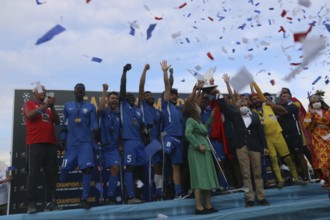 Football for the disabled amputees. The final match of amputee football between Sahinbey Belediye