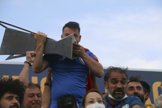 Football for the disabled amputees. The final match of amputee football between Sahinbey Belediye