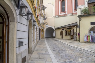 Impression of Passau in the Bavarian Forest in southern Germany at summer time