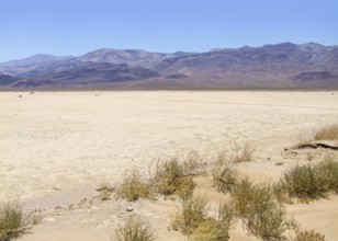 Arid scenery around Death Valley National Park in USA