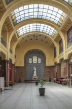 Noble entrance hall in Budapest, Hungary