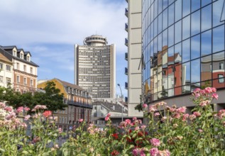 City view of Mulhouse in the Alsace region in France