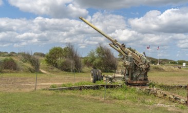 Cannon at Utah Beach which was one of the five areas of the Allied invasion of German-occupied