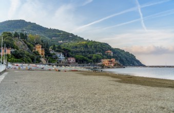 Scenery around Levanto, a small town at a coastal area in the province of La Spezia in Liguria,
