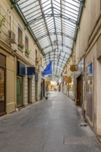 Shopping passage seen in Reims, the most populous city in the French department of Marne