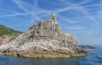 San Pietro in Porto Venere, a town at a coastal area in the province of La Spezia in Liguria,