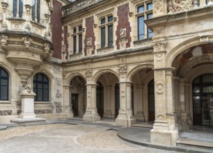 Benedictine Palace in Fecamp, a commune in the Seine-Maritime department in the Normandy Region of