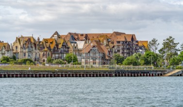 Impression of Trouville-sur-Mer, a city in the Calvados department in the Normandy region in