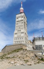 Building at the top of Mont Ventoux, a mountain in the Provence region of southern France
