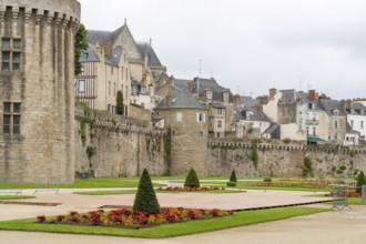 City ciew of Vannes, a commune in the Morbihan department in Brittany in north-western France