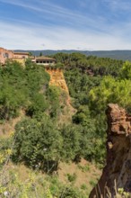 Impression of Roussillon, a commune in the Vaucluse department of the Provence region in southern