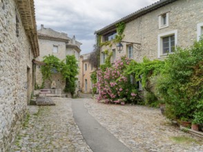 Scenery in Vaison-la-Romaine, a town in the Vaucluse department in the Provence region in