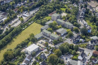 Aerial photo, Städt. Realschule SRG in Gevelsberg, Ruhr area, North Rhine-Westphalia, Germany,