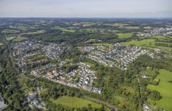 Aerial view, aerial view Baukloh in the district Haspe-West in Hagen, Ruhr area, North