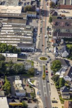 Aerial view, Hagener Straße in the district In der Bredde in Gevelsberg, Ruhr area, North