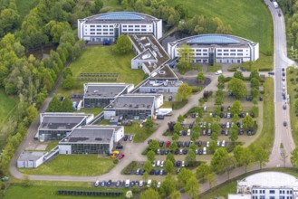 Aerial view, IWG Innovationszentrum Wiesenbusch Gladbeck, Gewerbepark Am Wiesenbusch, Rentfort,