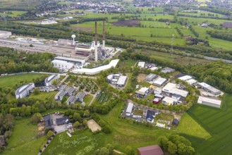 Aerial view, IWG Innovationszentrum Wiesenbusch Gladbeck, Gewerbepark Am Wiesenbusch, Rentfort,