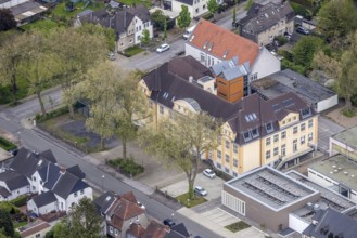 Aerial photo, Jordan-Mai-Schule, Zweckel, Gladbeck, Ruhr area, North Rhine-Westphalia, Germany,