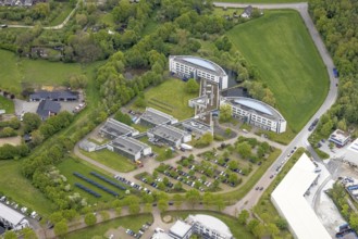 Aerial view, IWG Innovationszentrum Wiesenbusch Gladbeck, Gewerbepark Am Wiesenbusch, Rentfort,