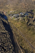 Aerial photograph, LWL-Freilichtmuseum Hagen, Eilpe, Hagen, Ruhr area, North Rhine-Westphalia,