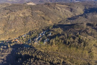Aerial photograph, LWL-Freilichtmuseum Hagen, Eilpe, Hagen, Ruhr area, North Rhine-Westphalia,