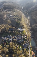 Aerial photograph, LWL-Freilichtmuseum Hagen, Eilpe, Hagen, Ruhr area, North Rhine-Westphalia,