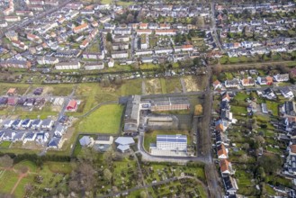 Aerial view of the new development area Am Beisenkamp between Beisenkamp-Gymnasium and