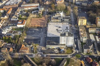 Aerial view Rathauscenter and Kommunales Jobcenter Hamm AöR in Hamm, Ruhr area, North