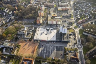Aerial view Rathauscenter and Kommunales Jobcenter Hamm AöR in Hamm, Ruhr area, North