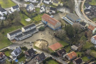 Aerial photo Schillerschule in Hamm, Ruhr area, North Rhine-Westphalia, Germany, education,
