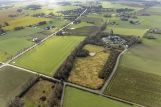 Aerial photo Lerche shaft of Ost colliery in Hamm, Ruhr area, North Rhine-Westphalia, Germany, Ost