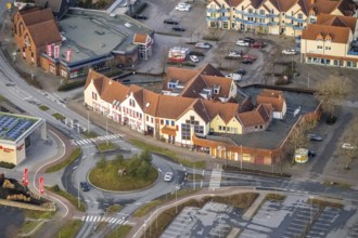 Aerial view MaxiCenter in Hamm, Ruhr area, North Rhine-Westphalia, Germany, DE, shopping, shopping