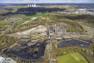 Aerial view, CreativRevier, former Ost Heinrich Robert mine, Herringen, Hamm, Ruhr area, North