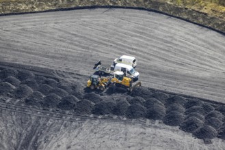Aerial view, CreativRevier, former Ost Heinrich Robert mine, Herringen, Hamm, Ruhr area, North