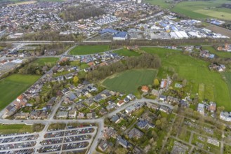 Aerial view, construction area In der Gehr, Enniger Weg, Ahlener Straße and Nortbeck, Nördliche