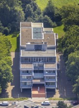 Aerial view, LAG Regional Labour Court Hamm in Uentrop, Hamm, Ruhr area, North Rhine-Westphalia,