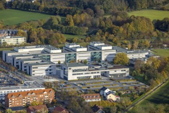 Aerial view, Hamm-Lippstadt University of Applied Sciences in the Mitte district of Hamm, Ruhr
