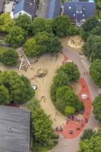 Aerial photo, Maximilianpark leisure park, Uentrop, Hamm, Ruhr area, North Rhine-Westphalia,