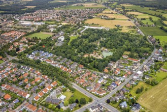Aerial photo, Maximilianpark leisure park, Uentrop, Hamm, Ruhr area, North Rhine-Westphalia,