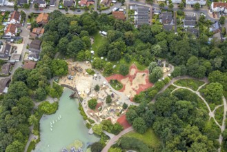 Aerial photo, Maximilianpark leisure park, Uentrop, Hamm, Ruhr area, North Rhine-Westphalia,
